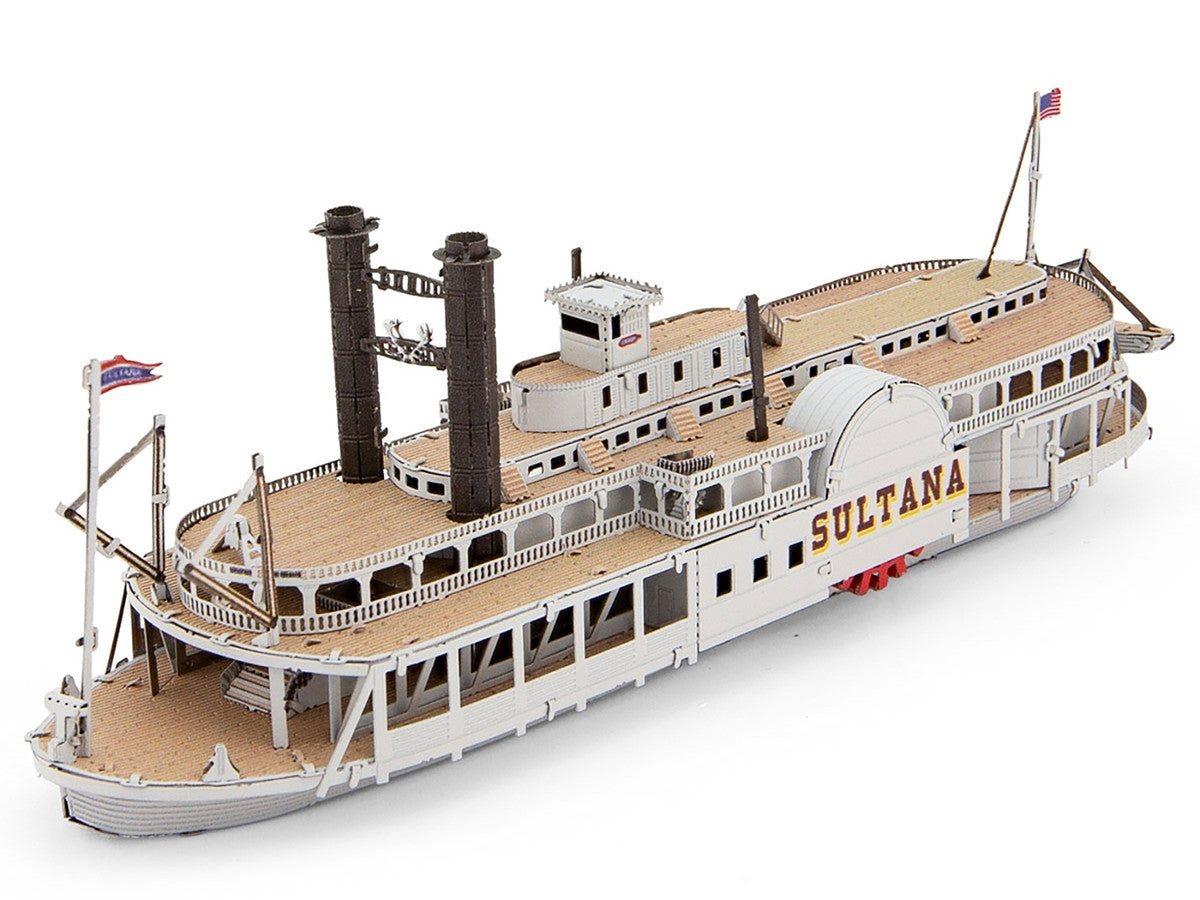 Model Kit Sultana Steamboat (Moderate Difficulty) Steel Model by Metal Earth LuxuryLifeWay Online Store