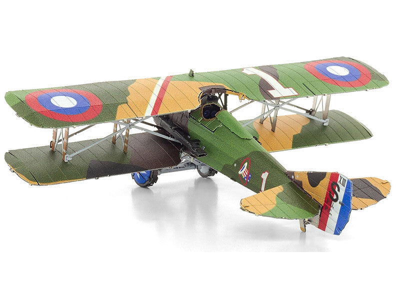 Model Kit SPAD S.XIII Fighter Aircraft "World War I" French Air Force (Moderate Difficulty) Steel Model by Metal Earth LuxuryLifeWay Online Store