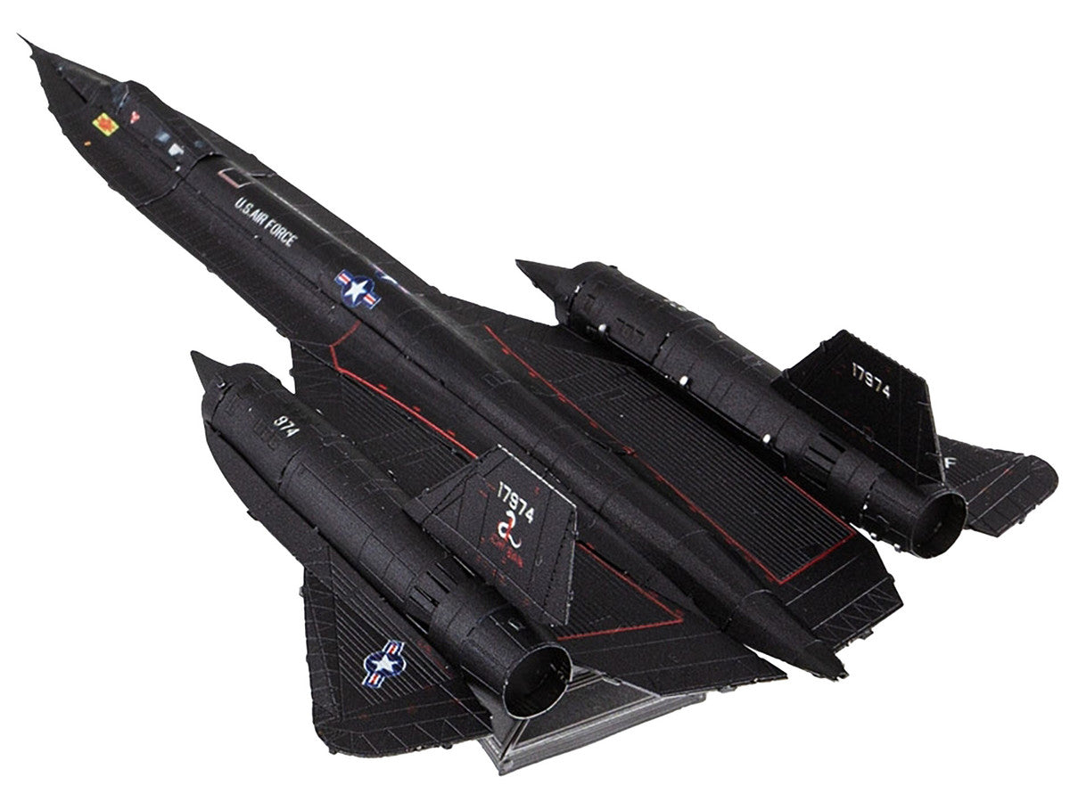 Model Kit Lockheed SR-71 Blackbird Aircraft "United States Air Force" (Moderate Difficulty) Steel Model by Metal Earth LuxuryLifeWay Online Store