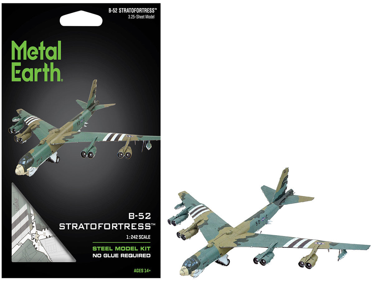 Model Kit Boeing B-52 Stratofortress Bomber Aircraft "United States Air Force" (Challenging Difficulty) Steel Model by Metal Earth LuxuryLifeWay Online Store