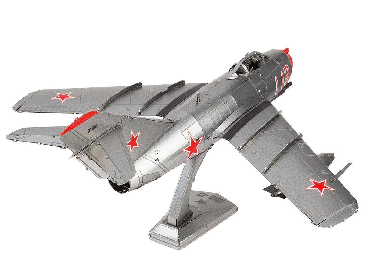 Model Kit Mikoyan-Gurevich MiG-15 Fighter Aircraft "Korean War" Soviet Air Force (Moderate Difficulty) Steel Model by Metal Earth LuxuryLifeWay Online Store