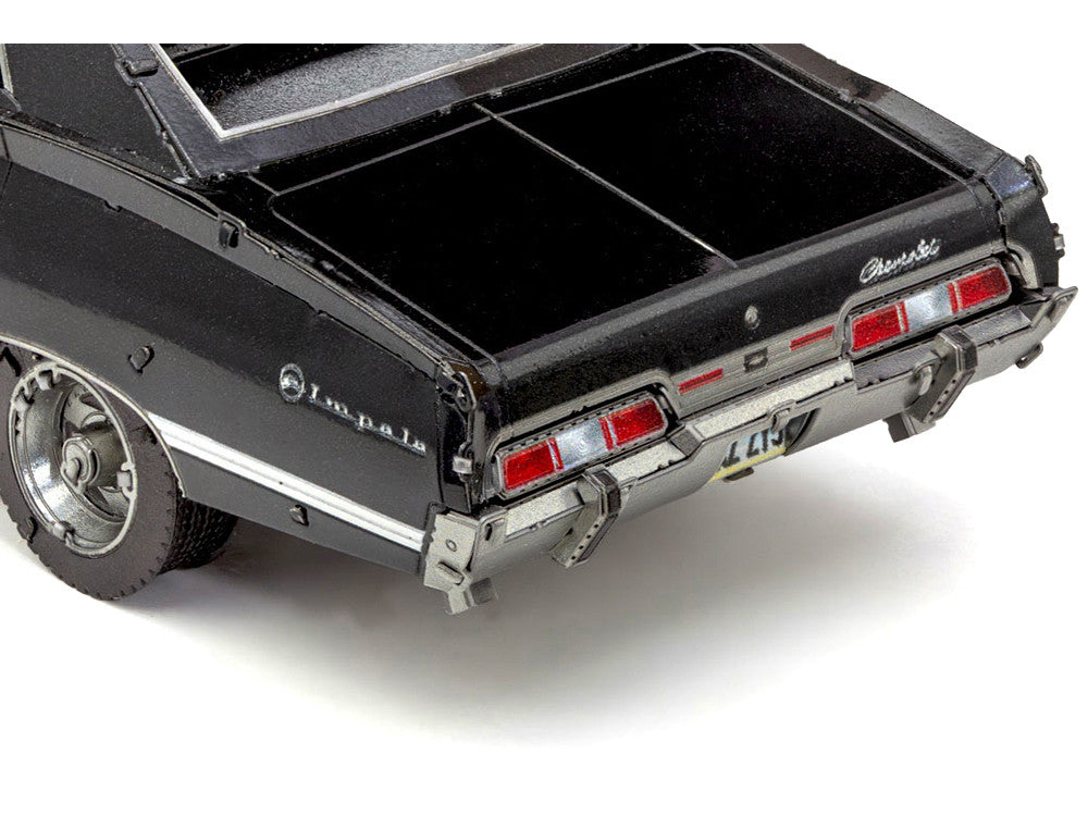 Model Kit 1967 Chevrolet Impala Black (Moderate Difficulty) Steel Model by Metal Earth LuxuryLifeWay Online Store