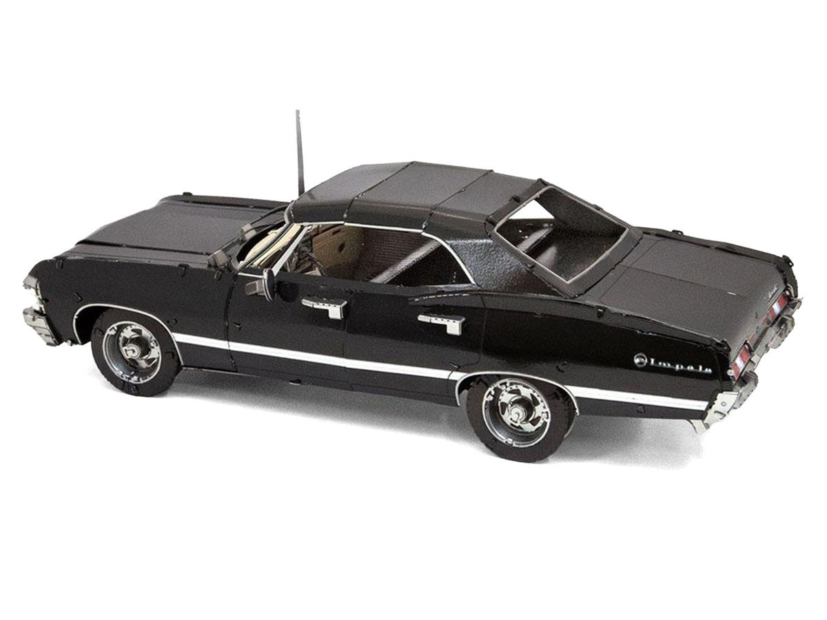 Model Kit 1967 Chevrolet Impala Black (Moderate Difficulty) Steel Model by Metal Earth LuxuryLifeWay Online Store