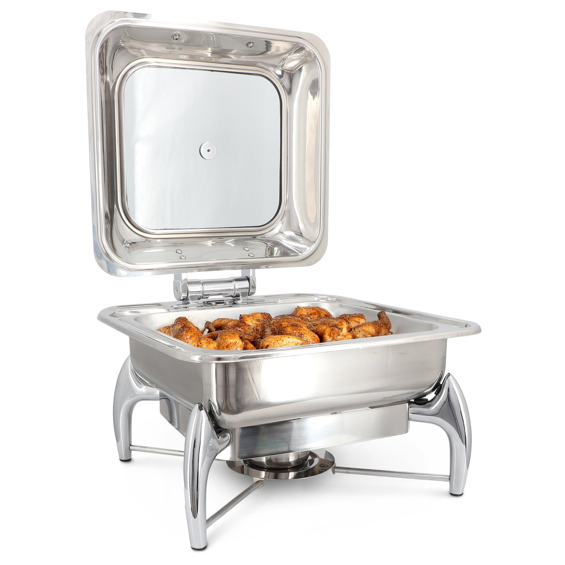 MegaChef 6.3 Quart Stainless Steel Rectangle Professional Chafing Dish/Food Warmer/Buffet Server Serving Dish LuxuryLifeWay Online Store