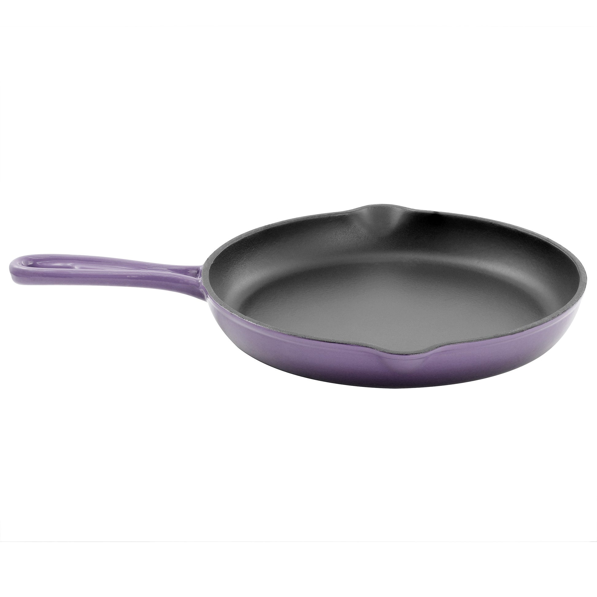 MegaChef Round 10.25 Inch Enameled Cast Iron Skillet in Gradient Purple LuxuryLifeWay Online Store