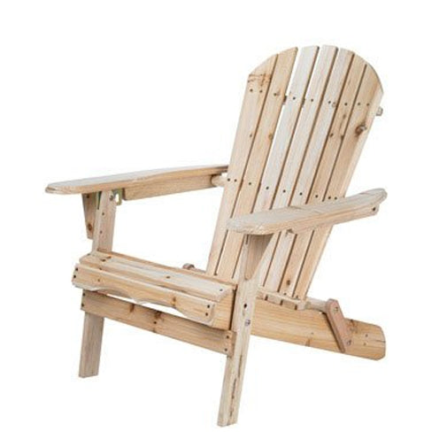 Folding Adirondack Chair for Patio Garden in Natural Wood Finish LuxuryLifeWay Online Store