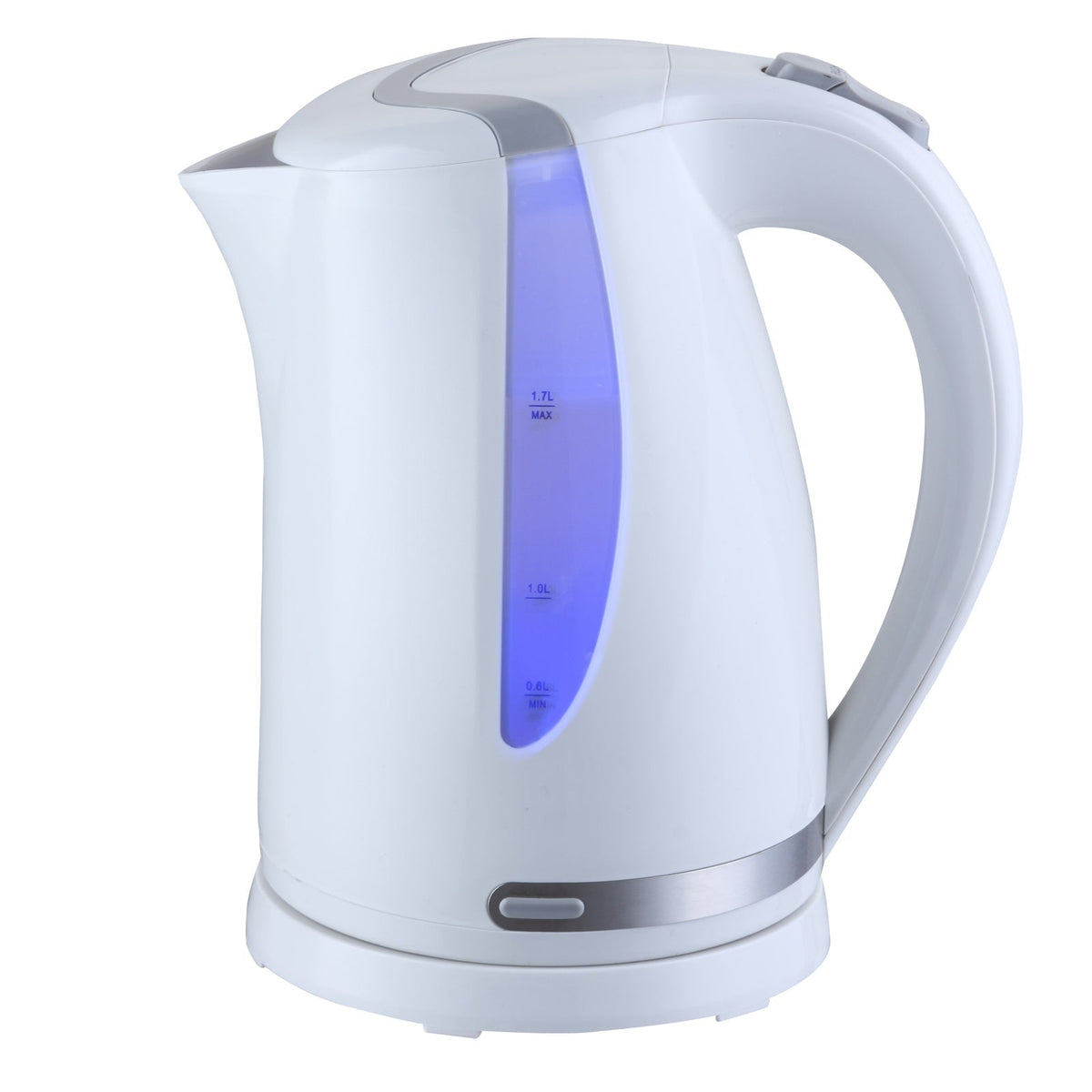 MegaChef 1.7Lt. Plastic Electric Tea Kettle- White LuxuryLifeWay Online Store