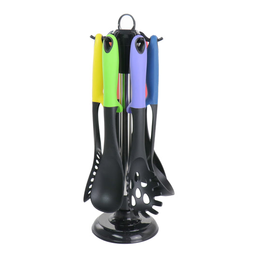 MegaChef Assorted Color Nylon Cooking Utensils, Set of 7 LuxuryLifeWay Online Store