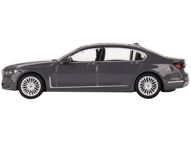 BMW 750Li xDrive Bernina Gray Amber Effect with Sunroof Limited Edition to 2400 pieces Worldwide 1/64 Diecast Model Car by Mini GT LuxuryLifeWay Online Store