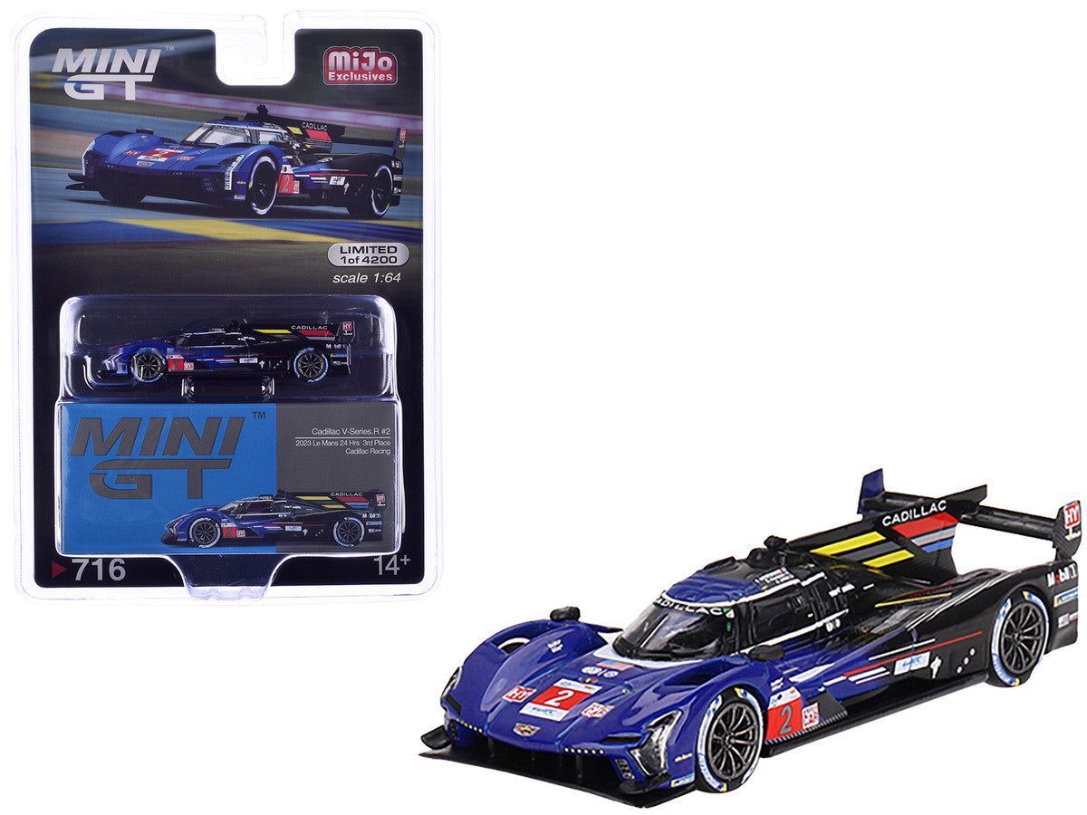 Cadillac V-Series.R #2 Earl Bamber - Alex Lynn - Richard Westbrook "Cadillac Racing" 3rd Place "24 Hours of Le Mans" (2023) Limited Edition to 5400 pieces Worldwide 1/64 Diecast Model Car by Mini GT LuxuryLifeWay Online Store