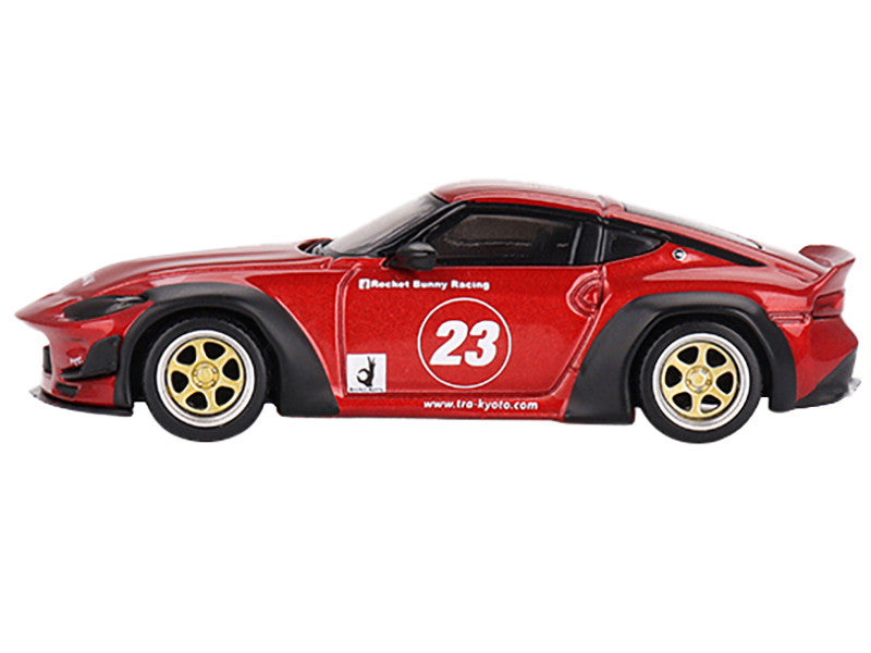Nissan Z "Pandem" #23 Passion Red Metallic Limited Edition to 6600 pieces Worldwide 1/64 Diecast Model Car by Mini GT LuxuryLifeWay Online Store