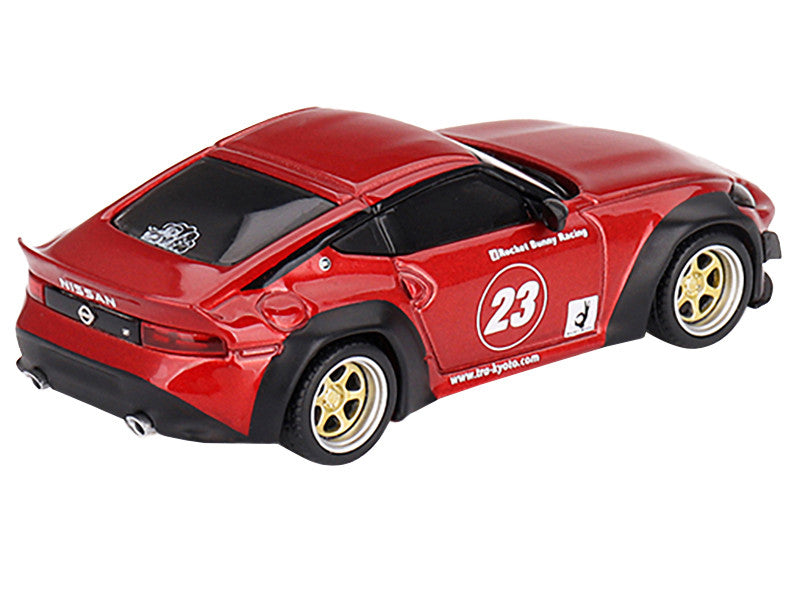 Nissan Z "Pandem" #23 Passion Red Metallic Limited Edition to 6600 pieces Worldwide 1/64 Diecast Model Car by Mini GT LuxuryLifeWay Online Store