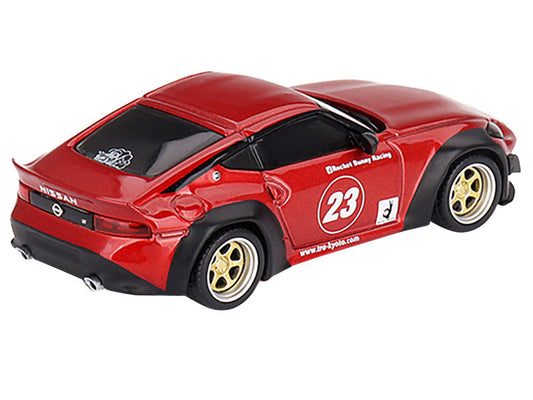 Nissan Z "Pandem" #23 Passion Red Metallic Limited Edition to 6600 pieces Worldwide 1/64 Diecast Model Car by Mini GT LuxuryLifeWay Online Store