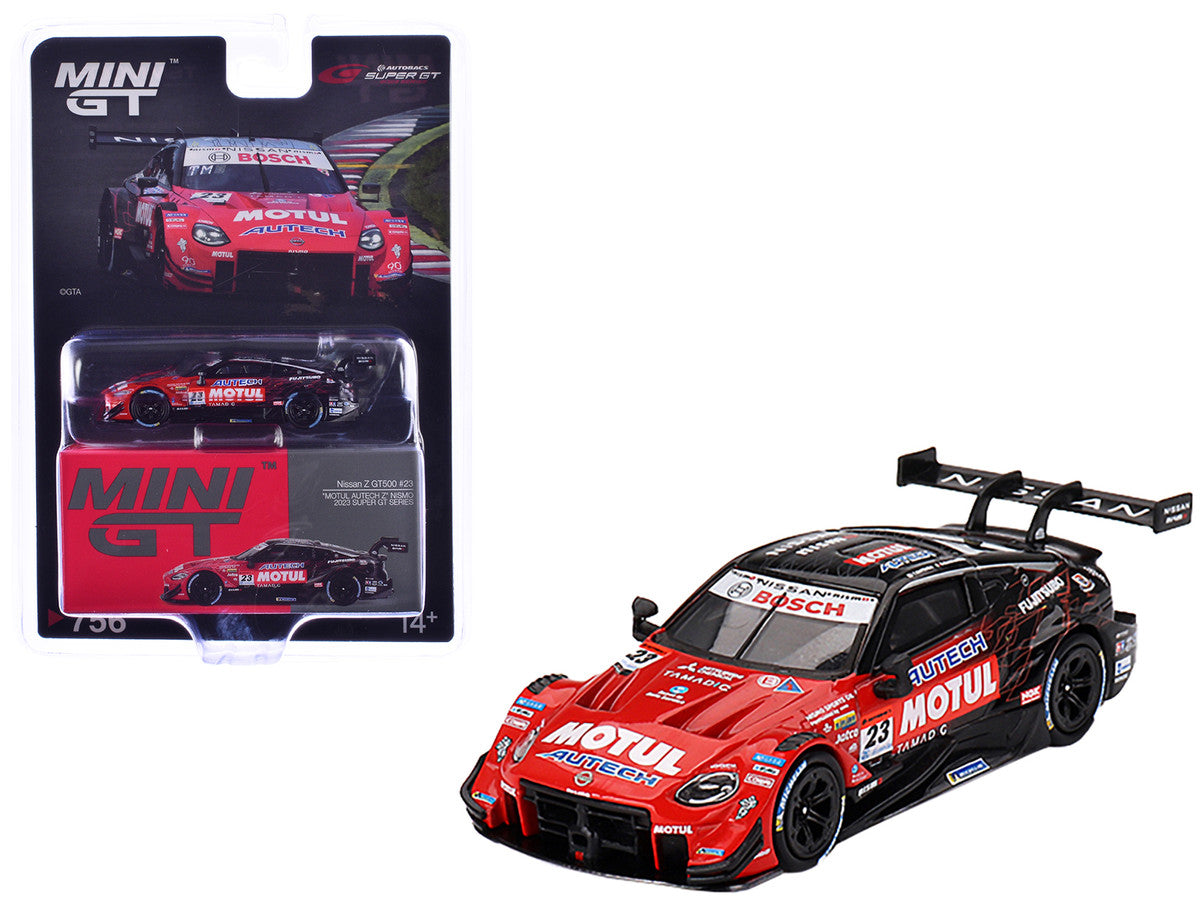 Nissan Z GT500 #23 Tsugio Matsuda - Ronnie Quintarelli "NISMO" "Super GT Series" (2023) Limited Edition 1/64 Diecast Model Car by Mini GT LuxuryLifeWay Online Store
