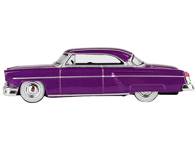 1954 Lincoln Capri Hot Rod Purple Metallic Limited Edition to 3600 pieces Worldwide 1/64 Diecast Model Car by Mini GT LuxuryLifeWay Online Store