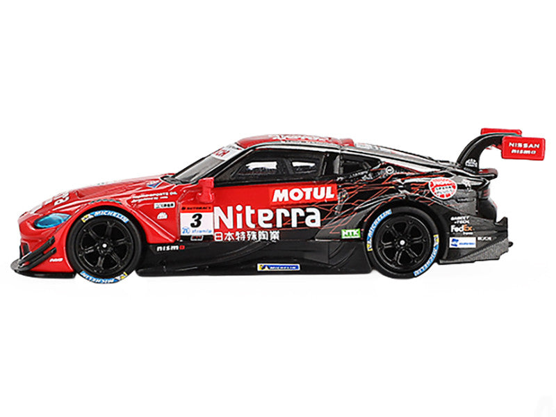 Nissan Z GT500 #3 Katsumasa Chiyo - Mitsunori Takaboshi "Niterra MOTUL Z - NDDP Racing" "Super GT Series" (2023) Limited Edition 1/64 Diecast Model Car by Mini GT LuxuryLifeWay Online Store