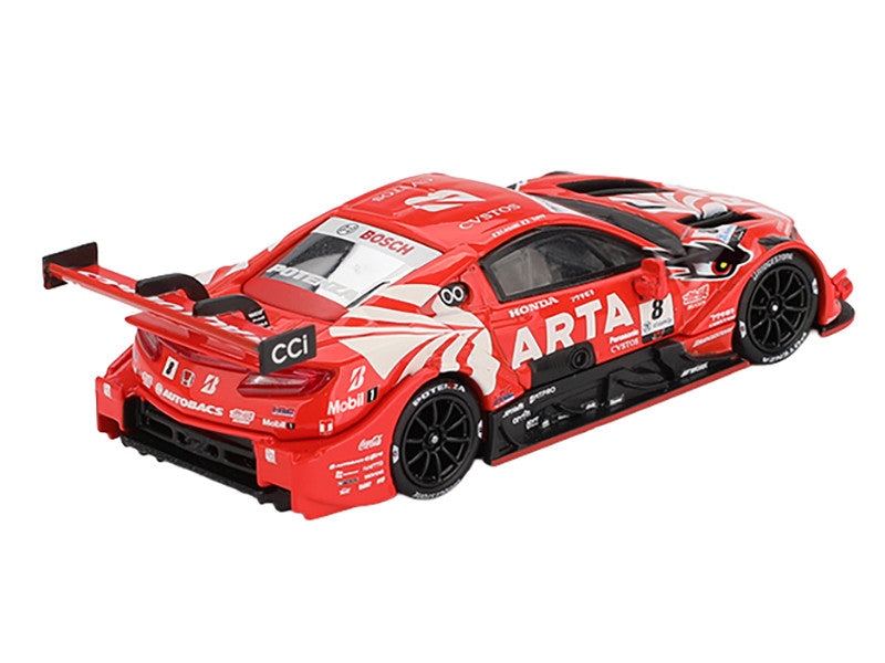 Honda NSX-GT "Type S" GT500 #8 Tomoki Nojiri - Toshiki Oyu "ARTA" "Super GT Series" (2023) Limited Edition 1/64 Diecast Model Car by Mini GT LuxuryLifeWay Online Store