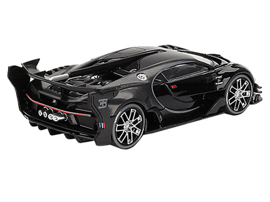 Bugatti Vision Gran Turismo Black and Carbon Limited Edition 1/64 Diecast Model Car by Mini GT LuxuryLifeWay Online Store
