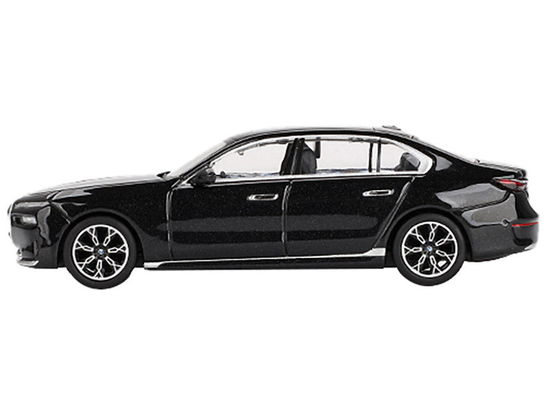 BMW i7 xDrive60 Black Sapphire Limited Edition 1/64 Diecast Model Car by Mini GT LuxuryLifeWay Online Store