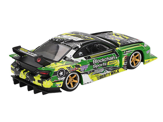 Nissan "LB-Super Silhouette" S15 SILVIA RHD (Right Hand Drive) #555 "V2" Yukio Fausto "Formula Drift Japan" (2024) Limited Edition 1/64 Diecast Model Car by Mini GT LuxuryLifeWay Online Store