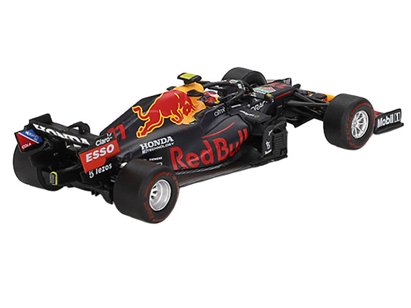Red Bull RB16B #11 Sergio Perez Winner Formula One F1 "Azerbaijan GP" (2021) Limited Edition 1/64 Diecast Model Car by Mini GT LuxuryLifeWay Online Store