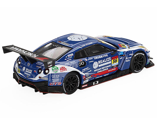 Nissan GT-R NISMO GT3 #56 Joao Paulo de Oliveira - Teppei Natori "REALIZE Nissan Mechanic Challenge GT-R" "Super GT Series" (2023) Limited Edition 1/64 Diecast Model Car by Mini GT LuxuryLifeWay Online Store