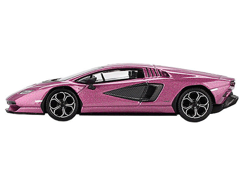 Lamborghini Countach LPI 800-4 Viola 30th Metallic Limited Edition 1/64 Diecast Model Car by Mini GT LuxuryLifeWay Online Store