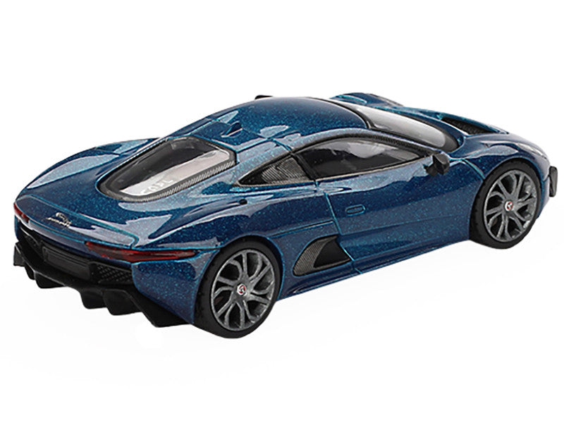 Jaguar C-X75 Blue Metallic Limited Edition 1/64 Diecast Model Car by Mini GT LuxuryLifeWay Online Store