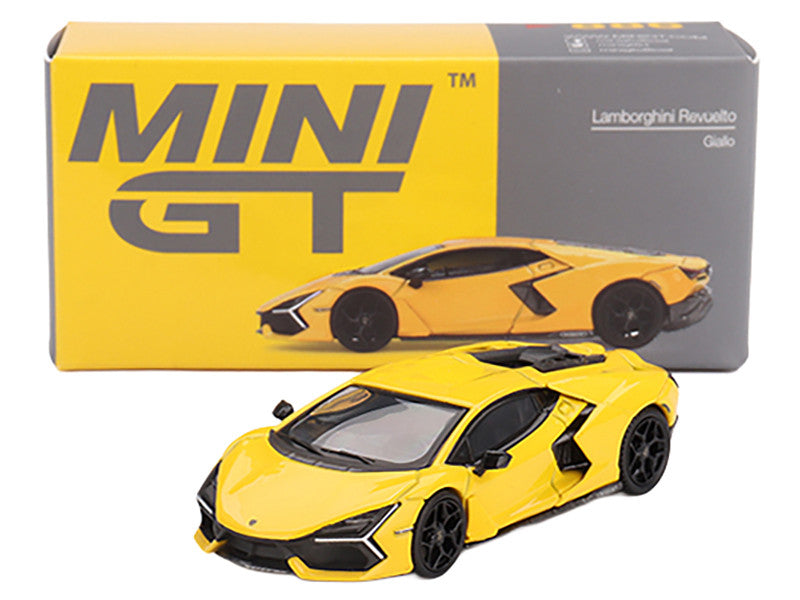 Lamborghini Revuelto Giallo (Yellow) Limited Edition 1/64 Diecast Model Car by Mini GT LuxuryLifeWay Online Store