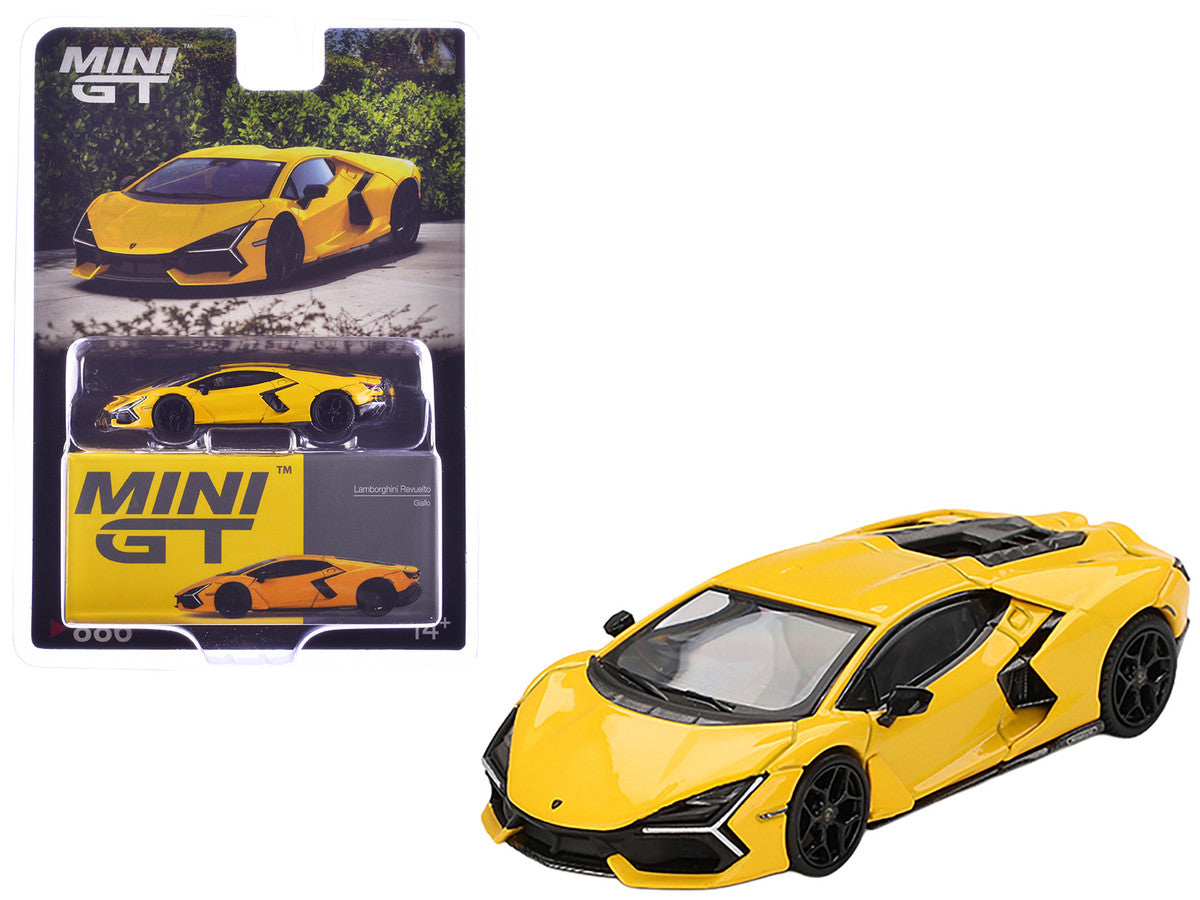 Lamborghini Revuelto Giallo (Yellow) Limited Edition 1/64 Diecast Model Car by Mini GT LuxuryLifeWay Online Store