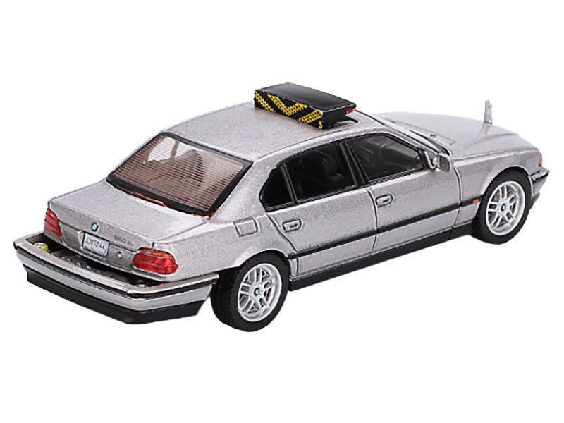 BMW 750IL Gray Metallic 007 James Bond "Tomorrow Never Dies" (1997) Movie Limited Edition 1/64 Diecast Model Car by Mini GT LuxuryLifeWay Online Store
