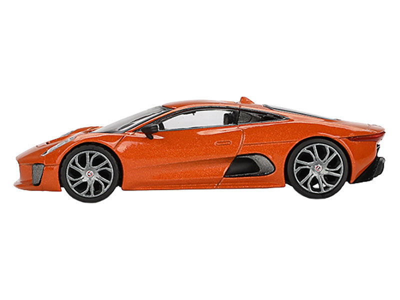 Jaguar C-X75 Orange Metallic 007 James Bond "Spectre" (2015) Movie Limited Edition 1/64 Diecast Model Car by Mini GT LuxuryLifeWay Online Store