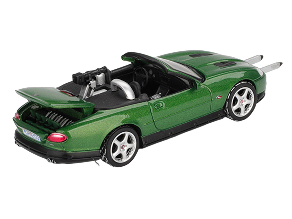Jaguar XKR Green Metallic 007 James Bond "Die Another Day" (2002) Movie Limited Edition 1/64 Diecast Model Car by Mini GT LuxuryLifeWay Online Store