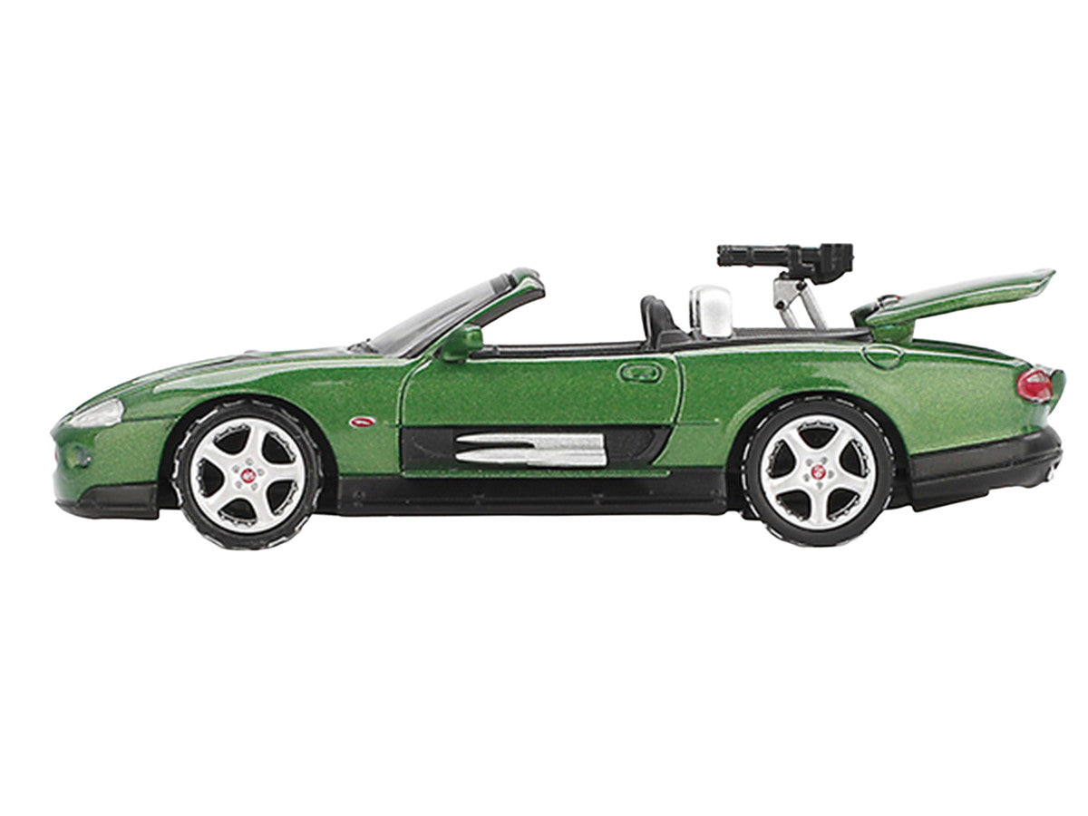Jaguar XKR Green Metallic 007 James Bond "Die Another Day" (2002) Movie Limited Edition 1/64 Diecast Model Car by Mini GT LuxuryLifeWay Online Store