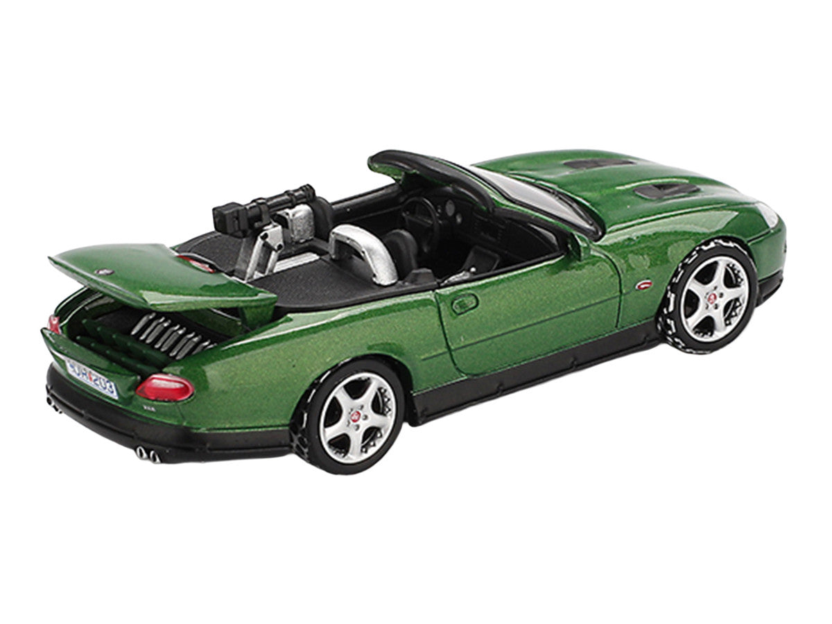 Jaguar XKR Green Metallic 007 James Bond "Die Another Day" (2002) Movie Limited Edition 1/64 Diecast Model Car by Mini GT LuxuryLifeWay Online Store