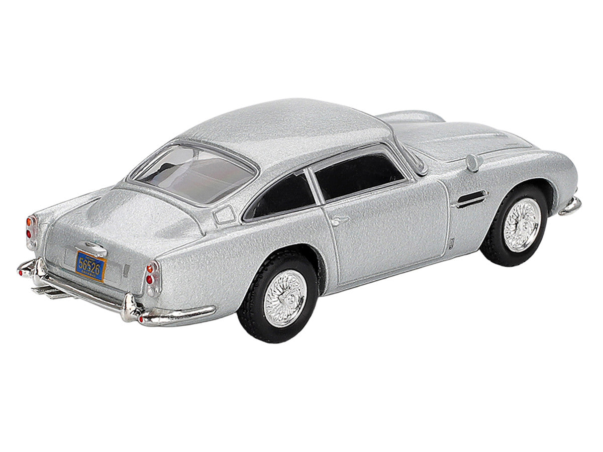 Aston Martin DB5 Birch Silver Metallic 007 James Bond "Casino Royale" (2006) Movie Limited Edition 1/64 Diecast Model Car by Mini GT LuxuryLifeWay Online Store