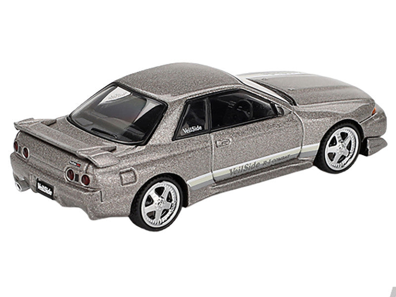 Nissan Skyline GT-R (R32) RHD (Right Hand Drive) "Veilside Combat C-I" Gray Metallic Limited Edition 1/64 Diecast Model Car by Mini GT LuxuryLifeWay Online Store