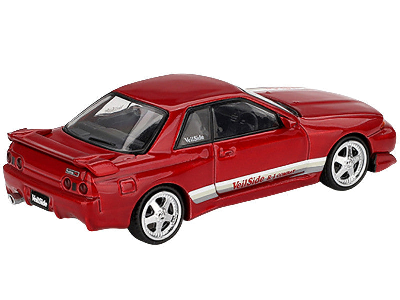 Nissan Skyline GT-R (R32) RHD (Right Hand Drive) "Veilside Combat C-I" Gem Red Metallic Limited Edition 1/64 Diecast Model Car by Mini GT LuxuryLifeWay Online Store