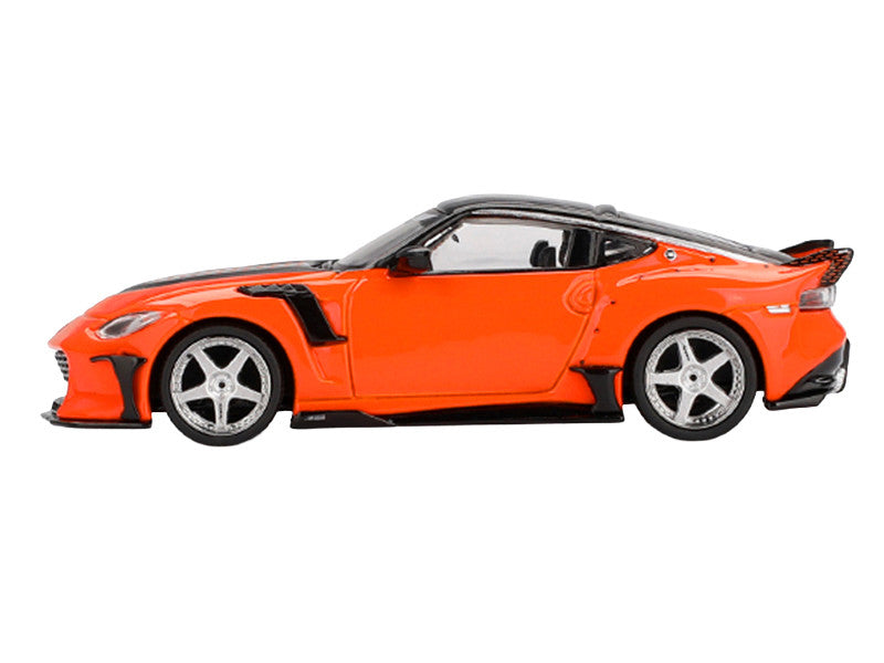 Nissan Z VeilSide FFZ400 Orange with Black Top Limited Edition 1/64 Diecast Model Car by Mini GT LuxuryLifeWay Online Store
