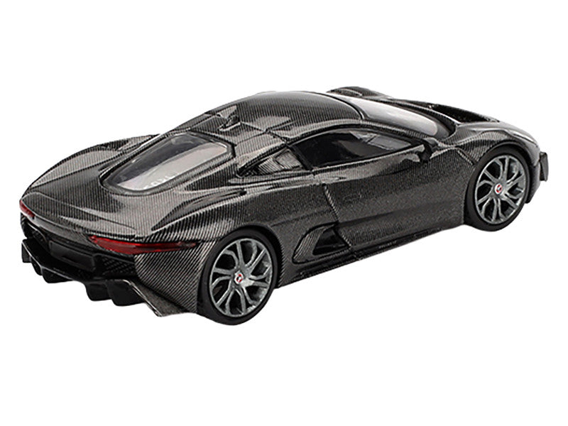 Jaguar C-X75 "Test Car" Black Carbon Limited Edition 1/64 Diecast Model Car by Mini GT LuxuryLifeWay Online Store