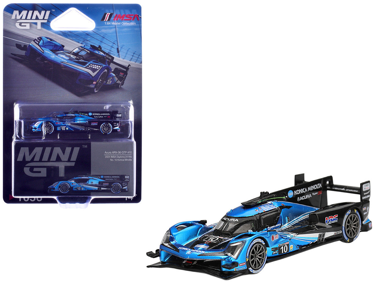 Acura ARX-06 GTP #10 Filipe Albuquerque - Marcus Ericsson - Brendon Hartley - Ricky Taylor "Wayne Taylor Racing with Andretti" IMSA "24 Hours of Daytona" (2024) Limited Edition 1/64 Diecast Model Car by Mini GT LuxuryLifeWay Online Store