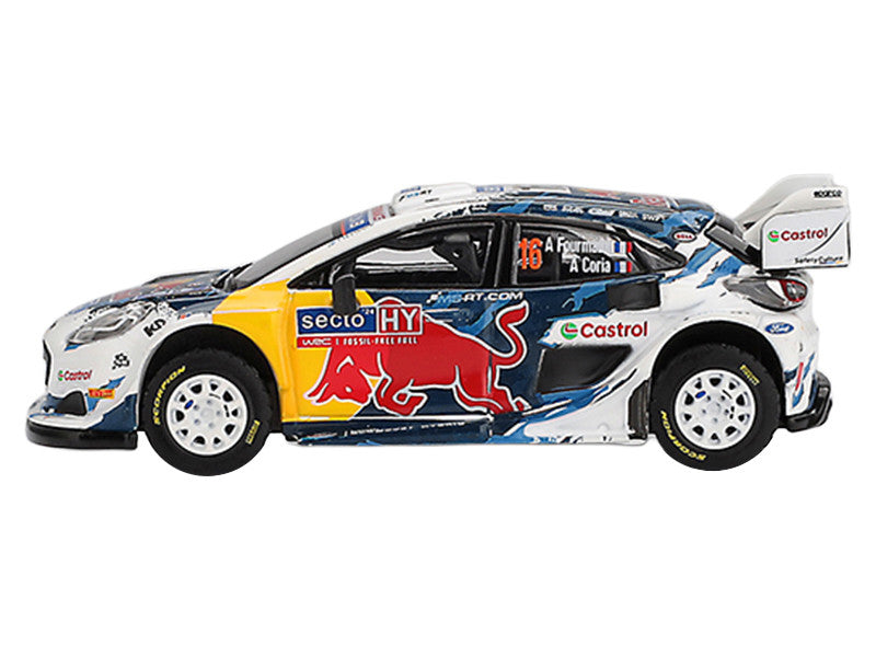 Ford Puma Rally1 #16 Adrien Fourmaux - Alexandre Coria "M-Sport Ford WRT" 3rd Place "Rally Finland" (2024) Limited Edition 1/64 Diecast Model Car by Mini GT LuxuryLifeWay Online Store