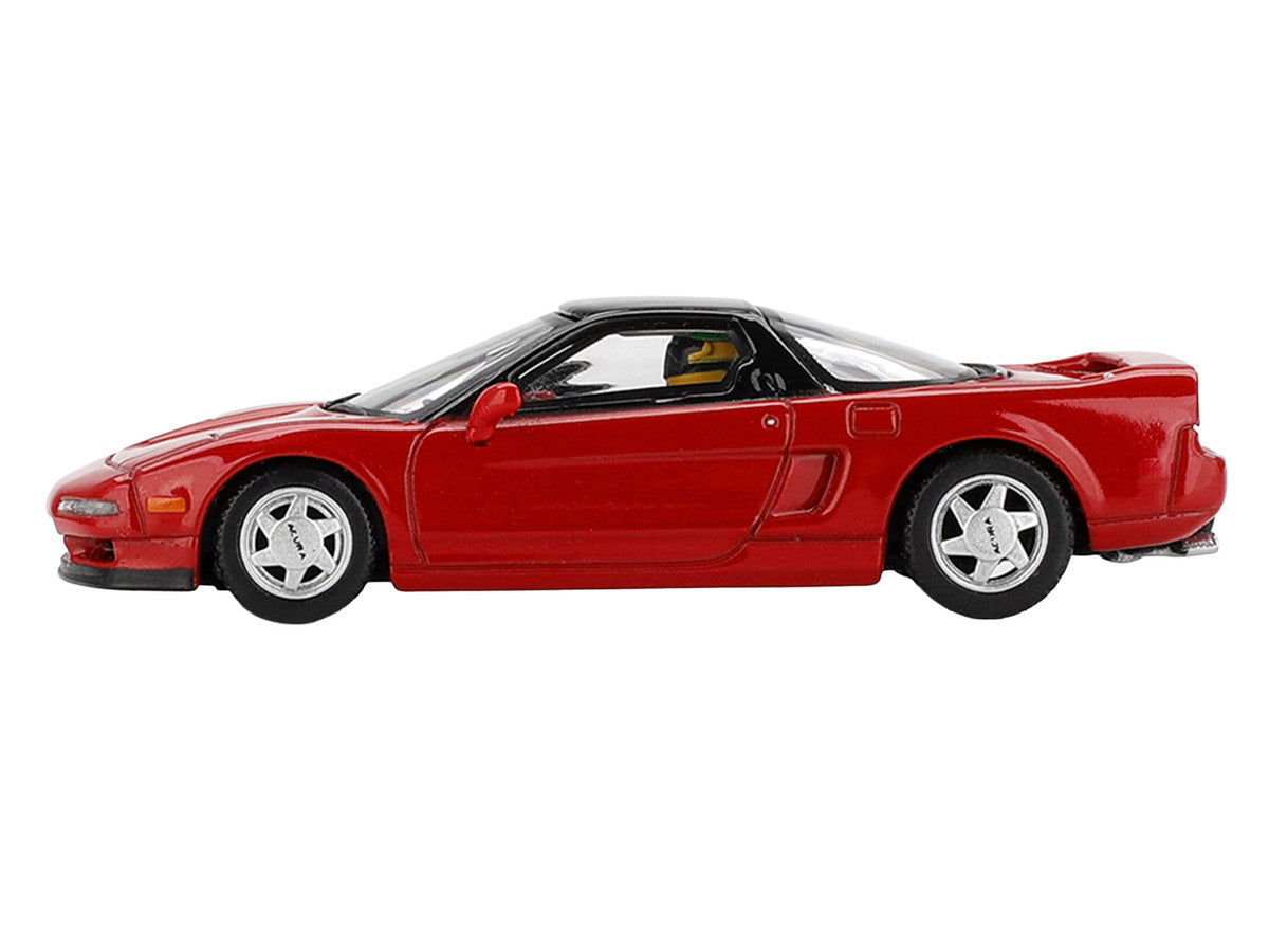 1989 Honda NS-X Prototype "Ayrton Senna - Midship Sports" Red with Black Top and Driver Figure Limited Edition 1/64 Diecast Model Car by Mini GT LuxuryLifeWay Online Store