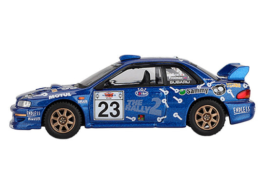 Subaru Impreza WRC99 #23 Richard Burns - Roger Freeman "Acropolis Rally" (2000) Limited Edition 1/64 Diecast Model Car by Mini GT LuxuryLifeWay Online Store