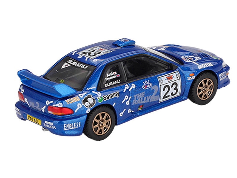 Subaru Impreza WRC99 #23 Richard Burns - Roger Freeman "Acropolis Rally" (2000) Limited Edition 1/64 Diecast Model Car by Mini GT LuxuryLifeWay Online Store