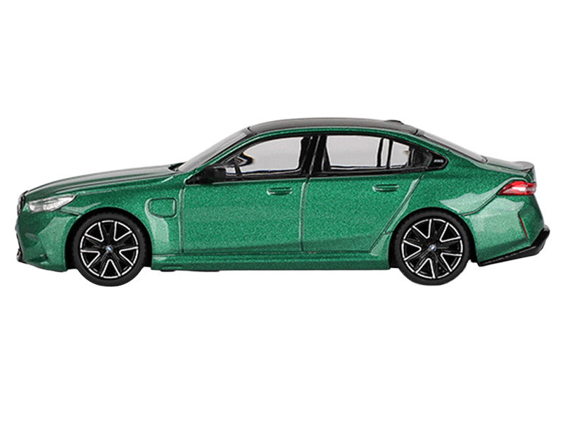 BMW M5 Isle of Man Green Metallic with Carbon Top Limited Edition 1/64 Diecast Model Car by Mini GT LuxuryLifeWay Online Store