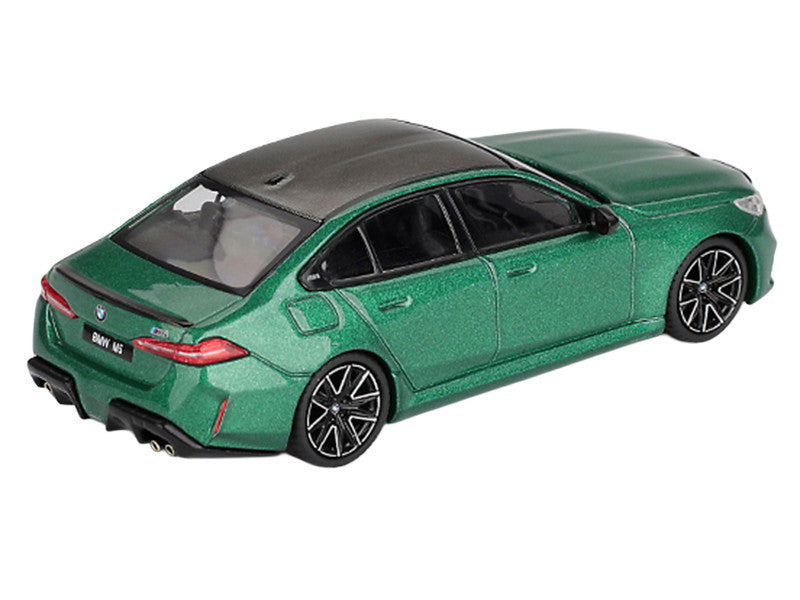 BMW M5 Isle of Man Green Metallic with Carbon Top Limited Edition 1/64 Diecast Model Car by Mini GT LuxuryLifeWay Online Store