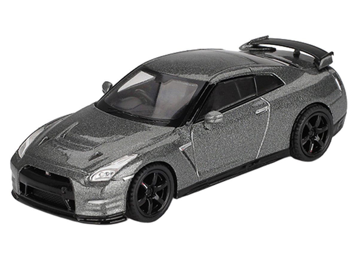 Nissan GT-R Nismo R35 CRS Version RHD (Right Hand Drive) Dark Metal Gray Metallic Limited Edition 1/64 Diecast Model Car by Mini GT LuxuryLifeWay Online Store