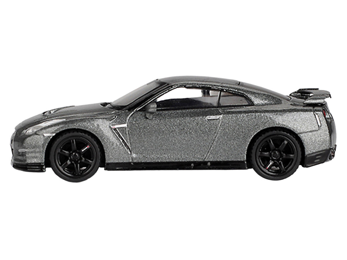 Nissan GT-R Nismo R35 CRS Version RHD (Right Hand Drive) Dark Metal Gray Metallic Limited Edition 1/64 Diecast Model Car by Mini GT LuxuryLifeWay Online Store