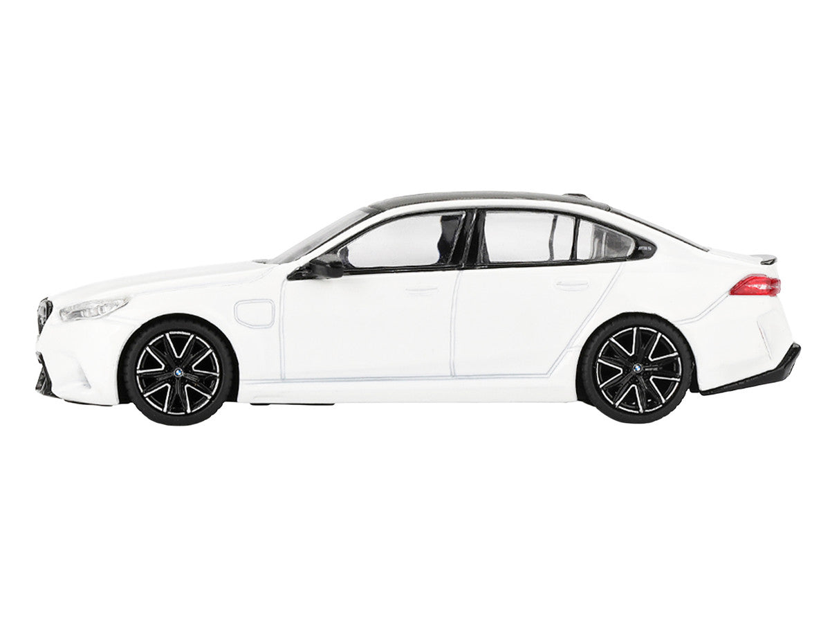BMW M5 Alpine White with Carbon Top Limited Edition 1/64 Diecast Model Car by Mini GT LuxuryLifeWay Online Store